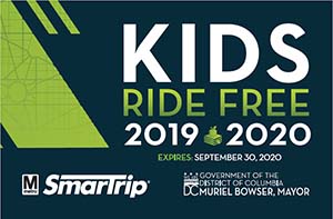 Front of Kids Ride Free Card