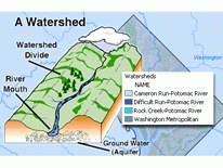 DC Watershed Map DC Watershed Map logo