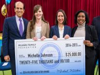 Michelle Johnson is DC's 2014–15 Milken Educator Michelle Johnson is DC's 2014–15 Milken Educator
